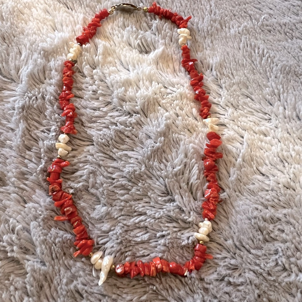 Beautiful coral necklace